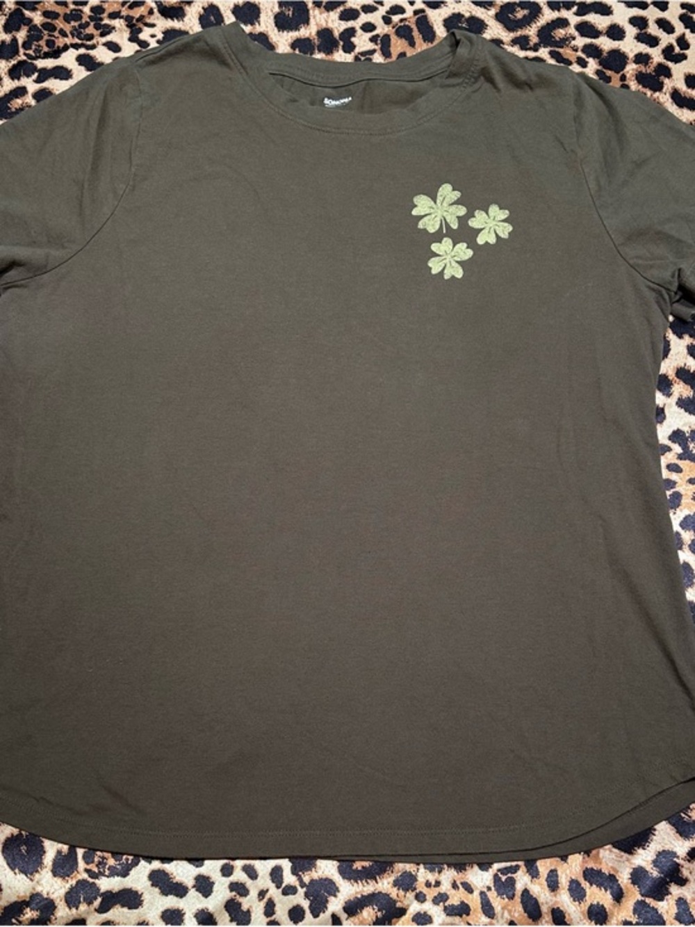 Sonoma Olive Dark Green Shamrock Graphic Tee